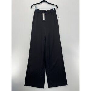 Alice + Olivia By Stacey Bendet Women's Black Pull Up Wide Pants Size 2 US